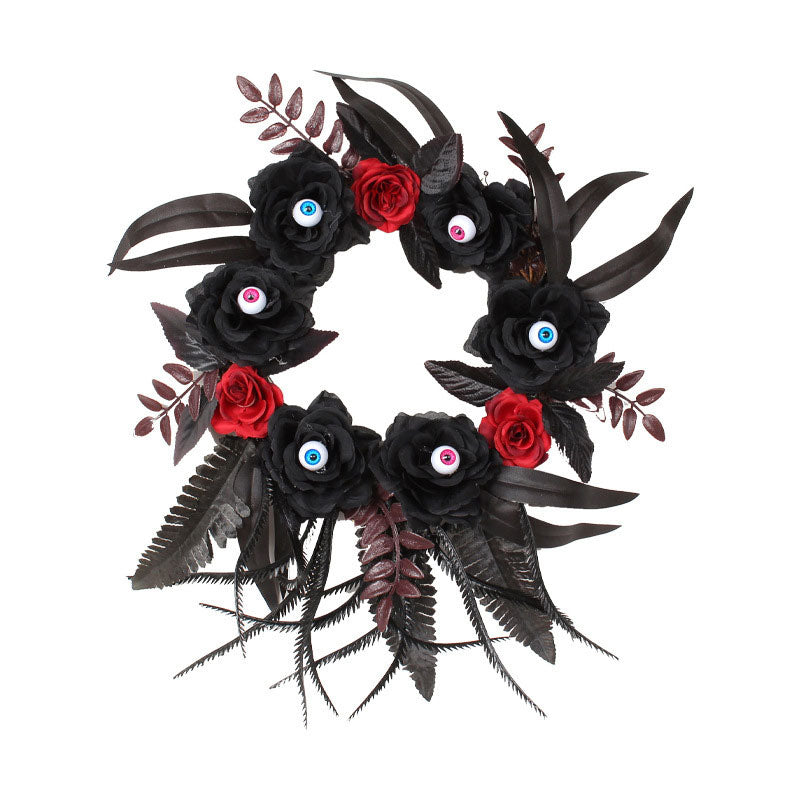 Halloween Rose Eyeball Dead Branch Garland