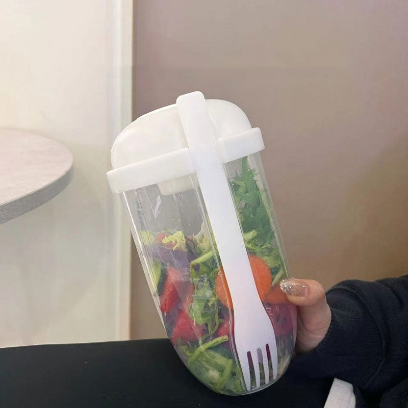 Fresh Salad Cup With Fork