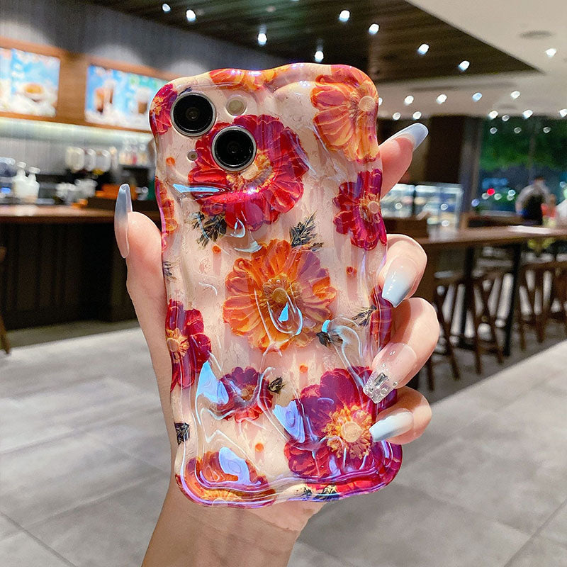 Oil Painting Flower Mobile Phone Case