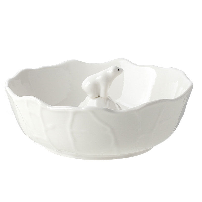 Polar Bear Porcelain Dessert Bowl