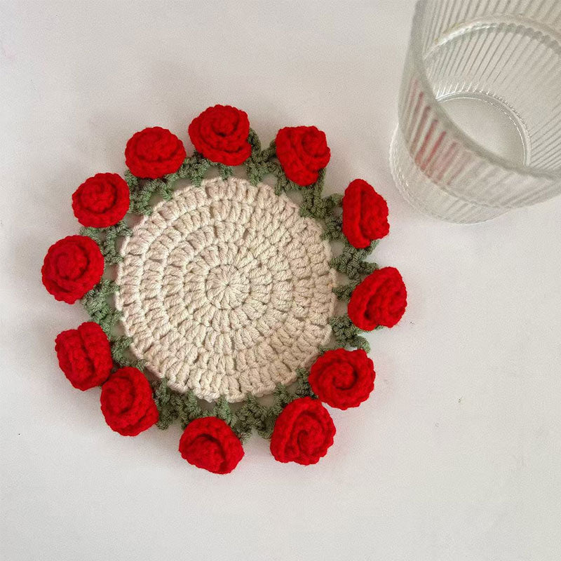 DIY Handmade Rose Bouquet Coaster  Material Package