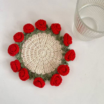DIY Handmade Rose Bouquet Coaster  Material Package