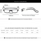 Retractable Magnetic Reading Glasses
