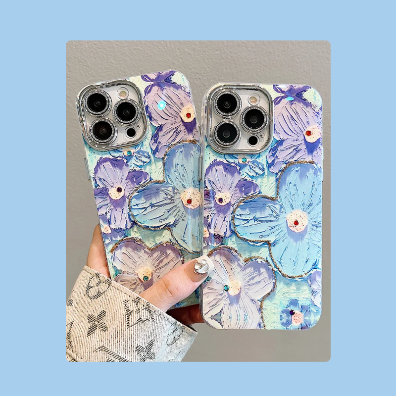 Oil Painting Flowers Mobile Phone Case