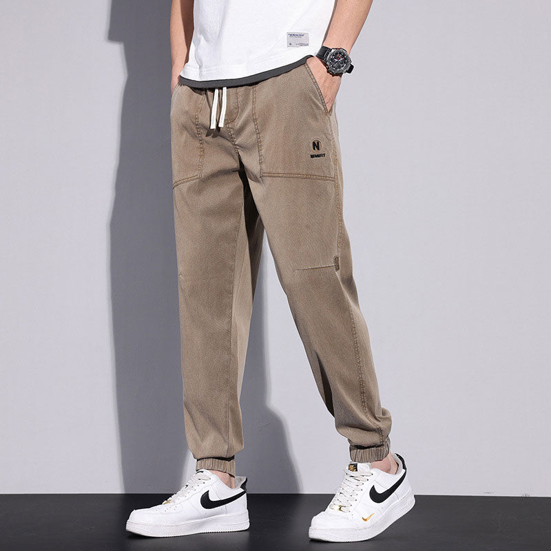 Men'S Summer Thin Casual Beamed Jeans