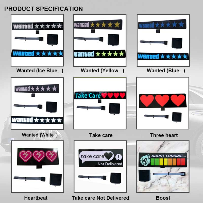 Car Decoration Cold Light Car Sticker