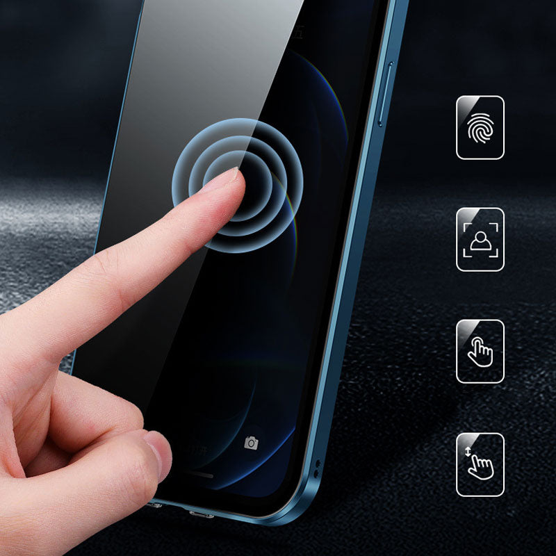 Double-Sided Glass Magnetic Phone Case