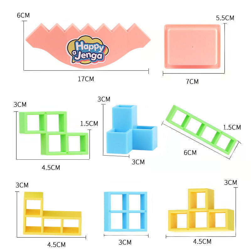 Rocking Jenga Blocks