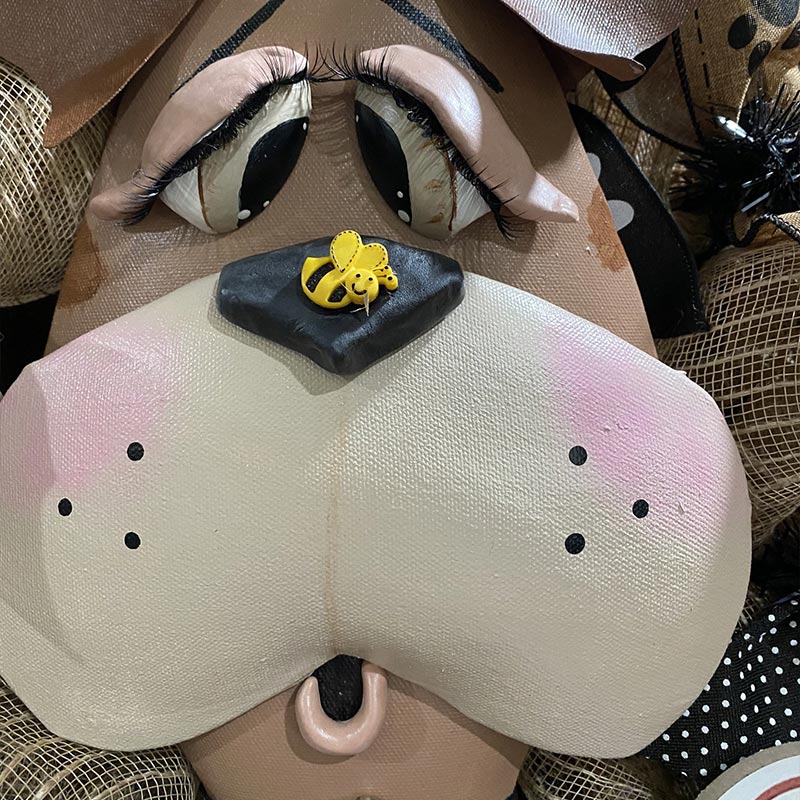 Cute Dog Garden Front Door Garland Decoration