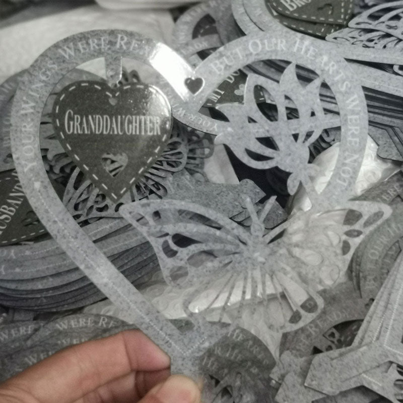 Memorial Gift Butterfly Ornament Garden Plaque