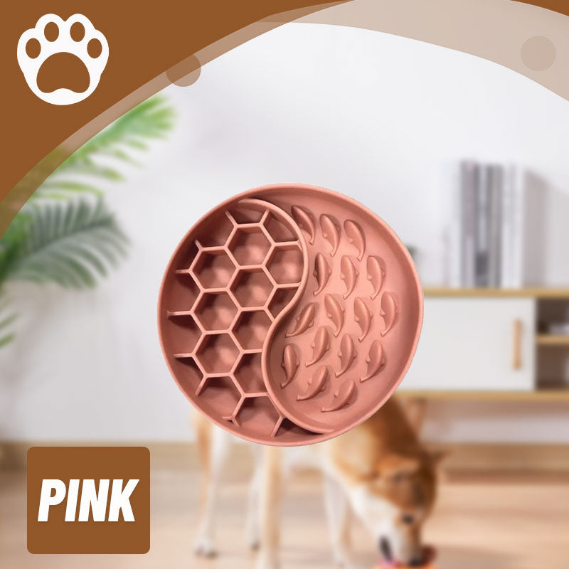Anti-choking Slow Food Dog Bowl Plates