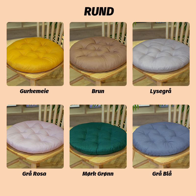 Pute Stol Pute/Round Square Warm Chair Pad