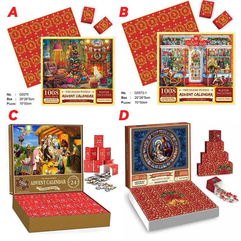 🎄Christmas Hot Sale🔥24-Box Puzzle Surprise Blind Box