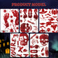 Halloween Bloody Handprint Sticker