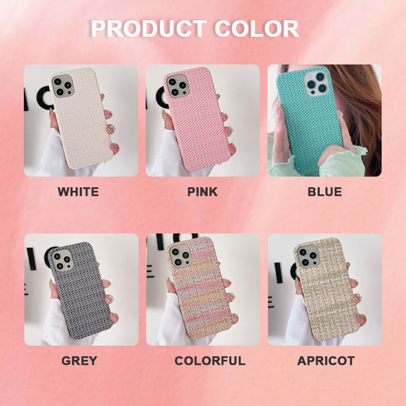 Woven Fabric Style Mobile Phone Case
