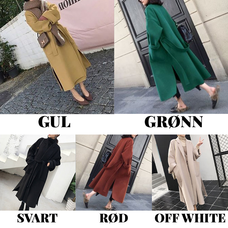 Ny høst og vinter løs lang vindjakke/Winter loose long windbreaker