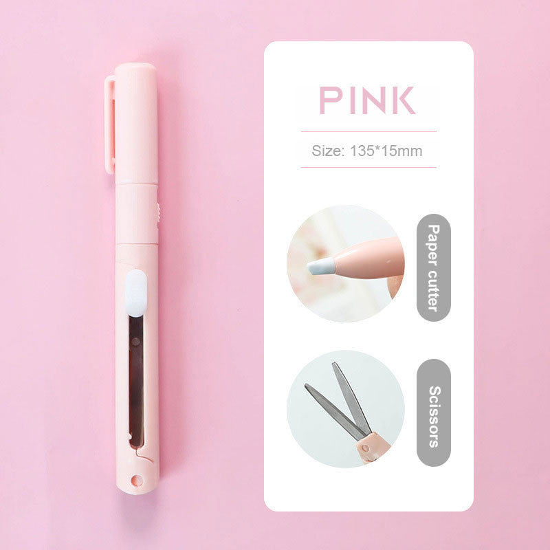 2 In 1 Multifunctional Mini Paper Cutting Pen