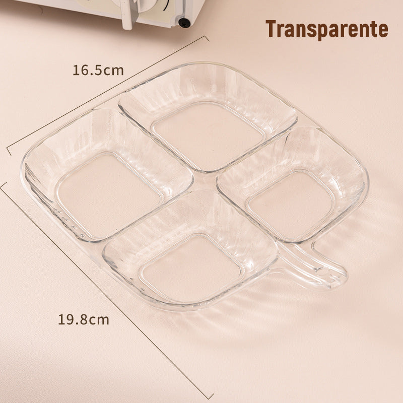 Mehrzweck-Zutatentablett mit vier Fächern für die Küche/Multi-purpose food preparation tray