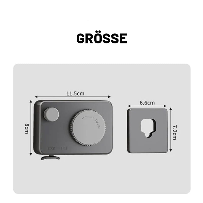 Bohrfreie, unsichtbare, verstellbare Wäscheleine