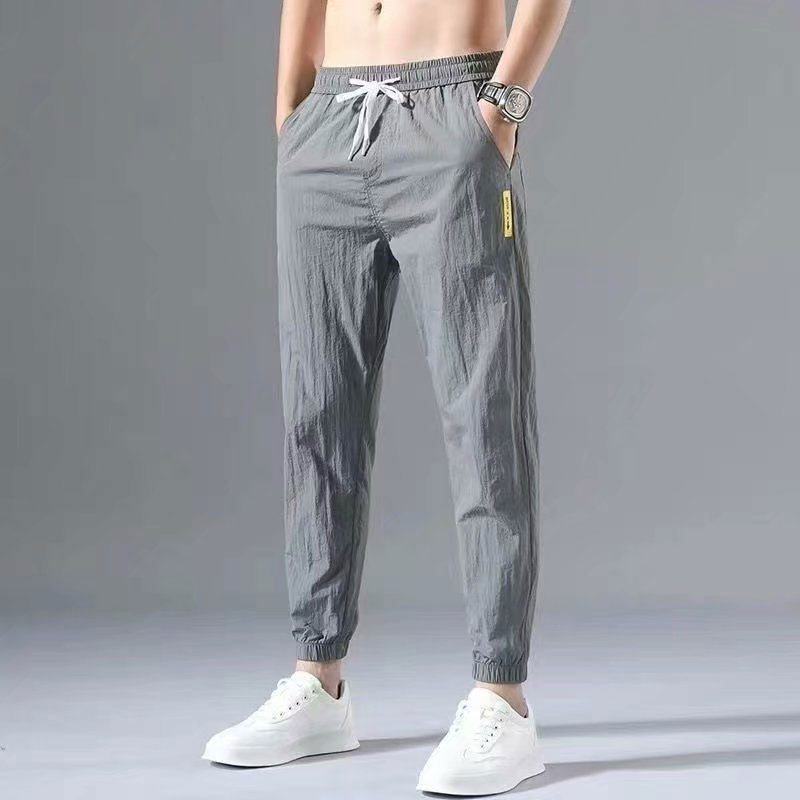Men'S Summer Ice Silk Pants