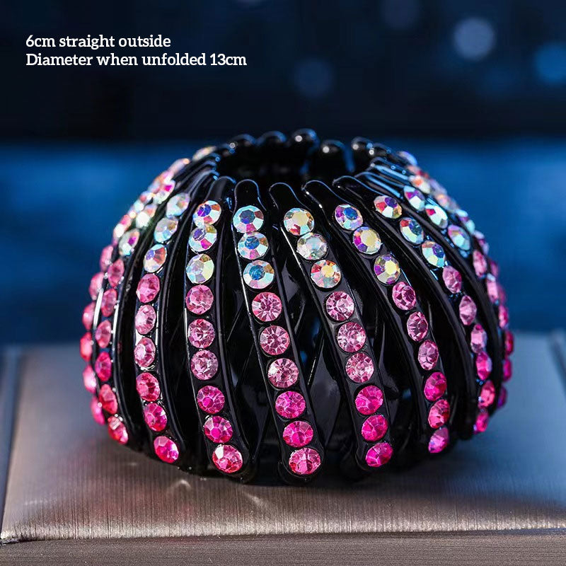 Rhinestone Bird'S Nest Curler