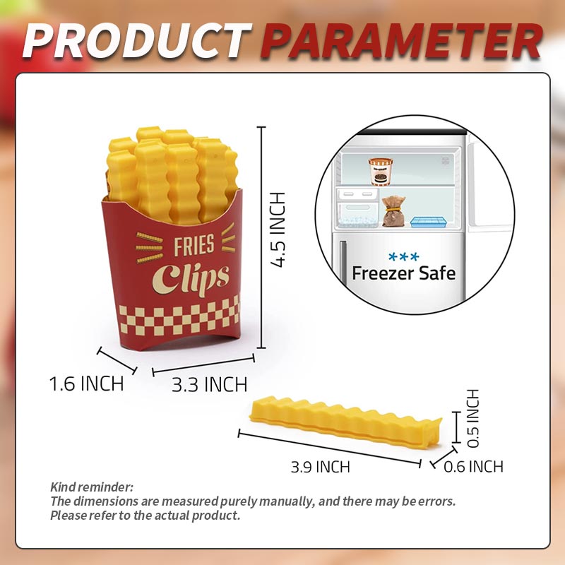 French Fries Food Seal Clip🍟