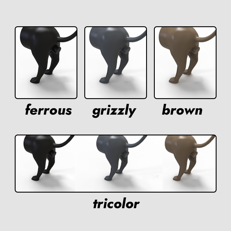 Pooping Dog Butt Toothpaste Topper