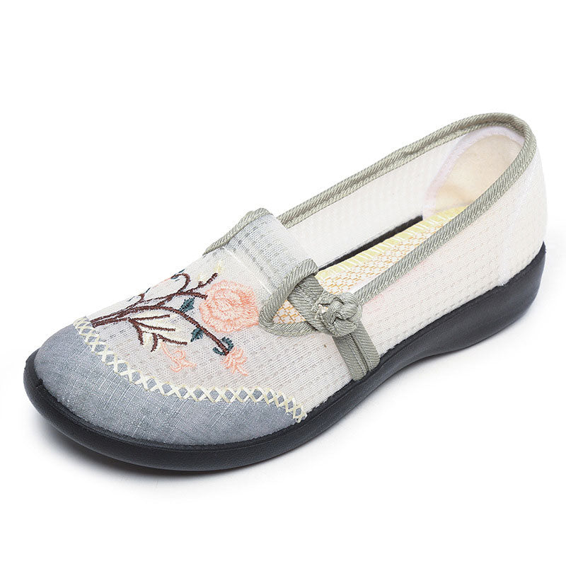 Embroidered Mesh Embroidered Shoes