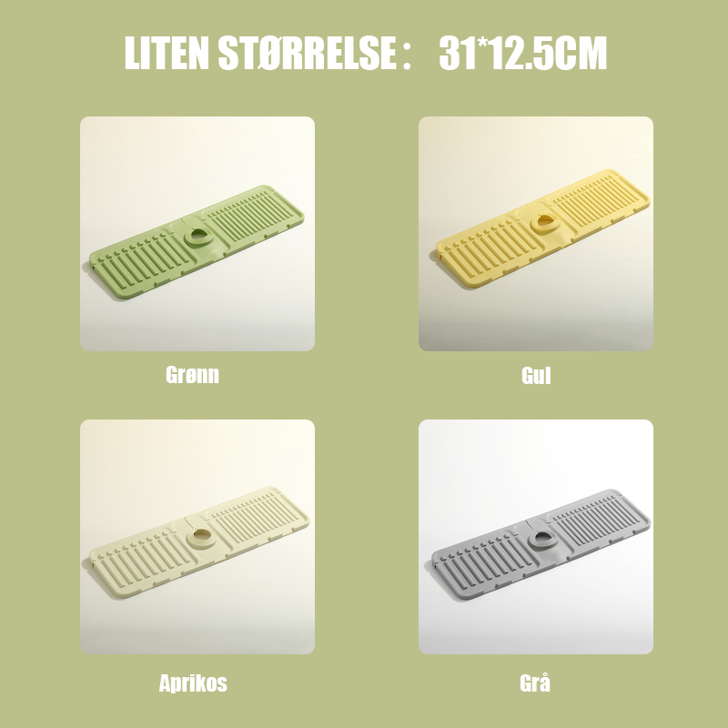 Kran Anti-Skli Dreneringspute/Faucet Silicone Drain Pad