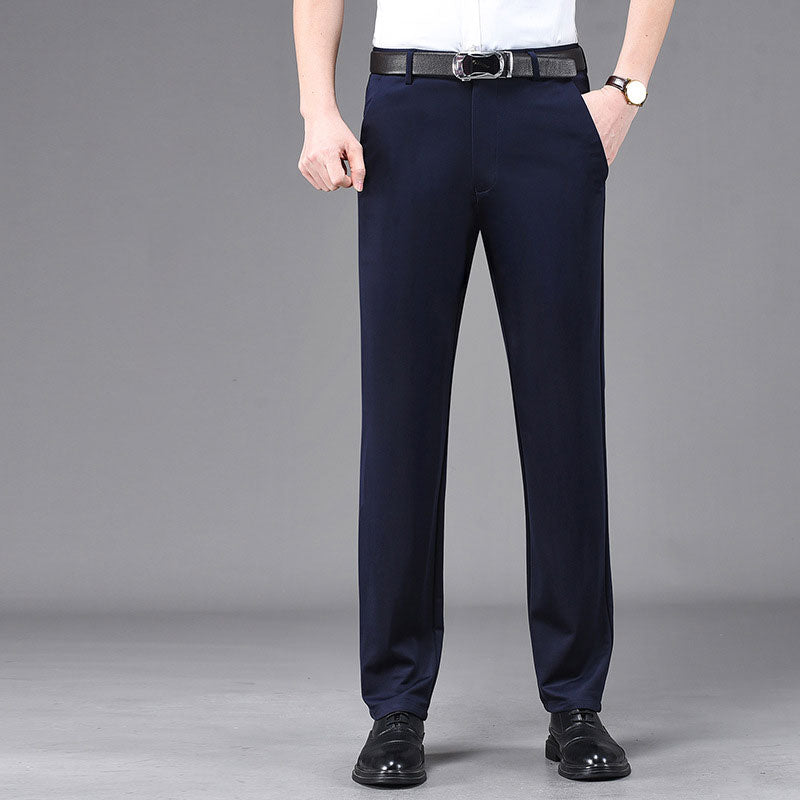 Men'S Casual Elastic Suit Pants