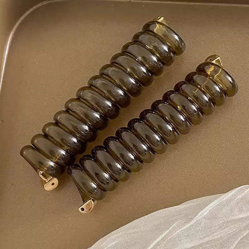 Telephone Cord Hair Tie（2pcs)