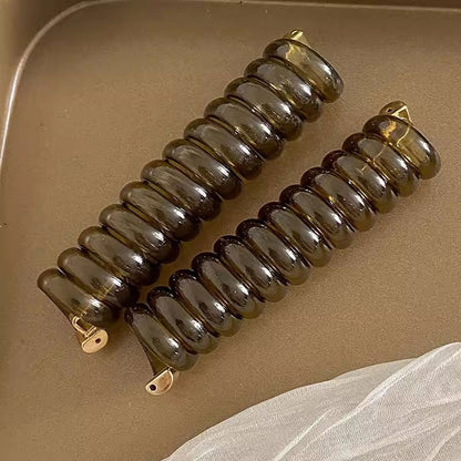 Telephone Cord Hair Tie（2pcs)