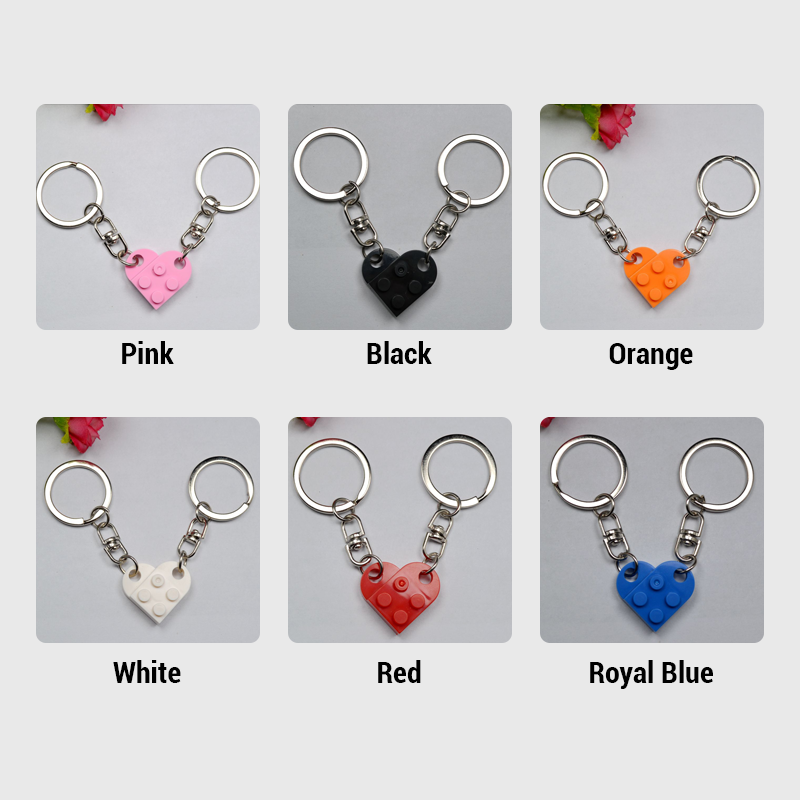 Love Building Blocks Keychain