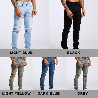 Men's Slim High Waist Jeans