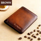 Multi-functional RFID Blocking Waterproof Durable Genuine Leather Wallet