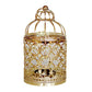 Hollow Bird Cage Candlestick Decorative Ornament