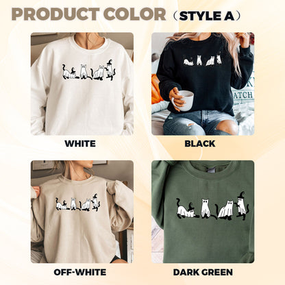 College Style Round Neck Sweatshirt