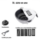 Cuenco Rallador Multifuncional/Household multifunctional vegetable cutter/washing basket