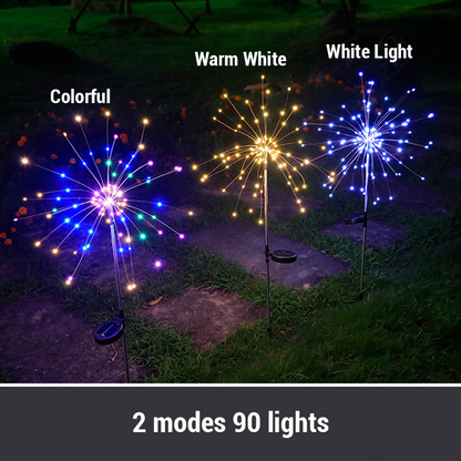 Led Solar Ground Fireworks Light String