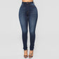 Hip Lifting Denim Pencil Pants