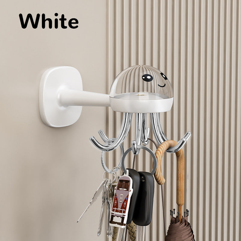 Multifunctional Six-Claw Swivel Hook Rack