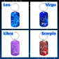 Zodiac Sign Keychain