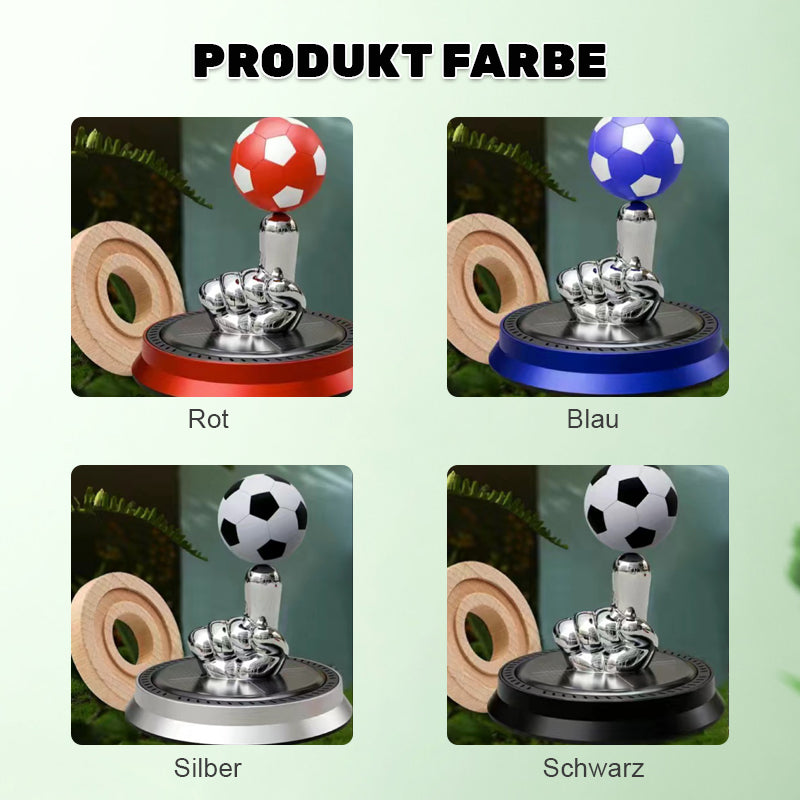 Solare, fingergedrehte Fußballauto-Aromatherapie/Solar finger-turned football car aromatherapy