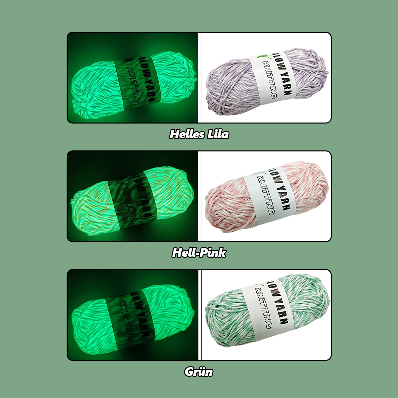 Im Dunkeln leuchtendes Garn – stricken Sie unglaublich leuchtende Aliens, Kostüme und Hüte/Luminous yarn