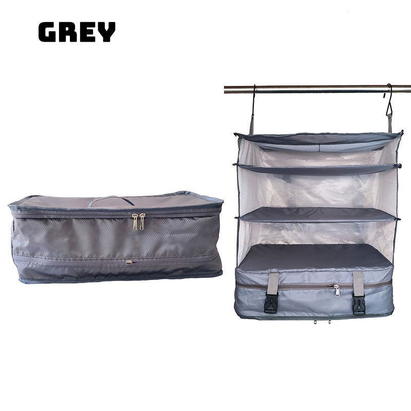 Foldable Three-Layer Hanging Bag Storage Bag