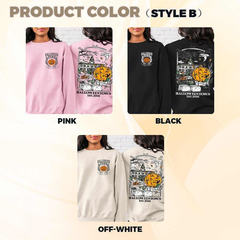 College Style Round Neck Sweatshirt