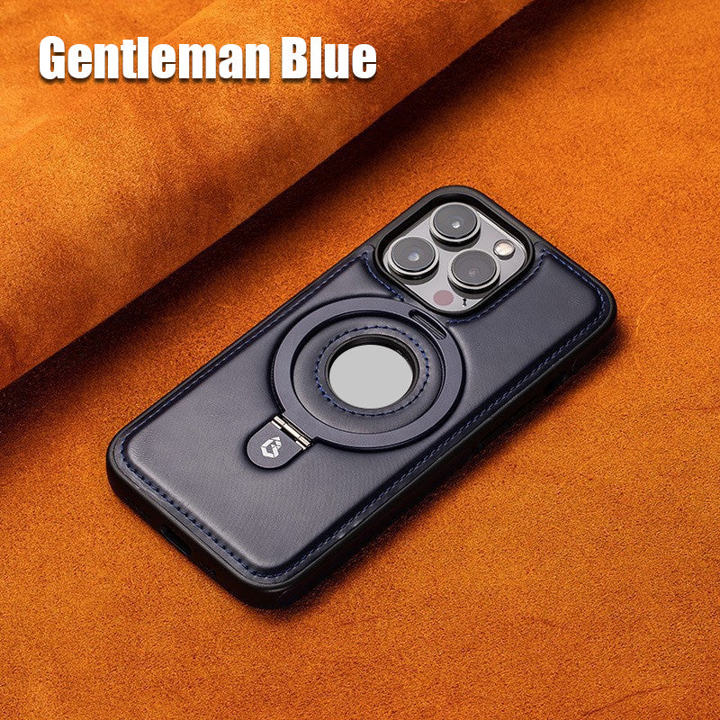 Magnetic Leather Holder Mobile Phone Case