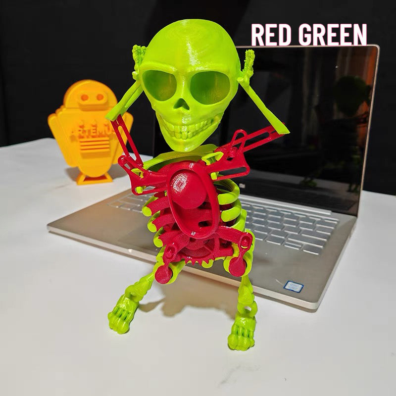 Dancing 3D Skeleton Man