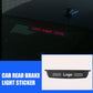 Car Rear Brake Light Sticker-For Audi