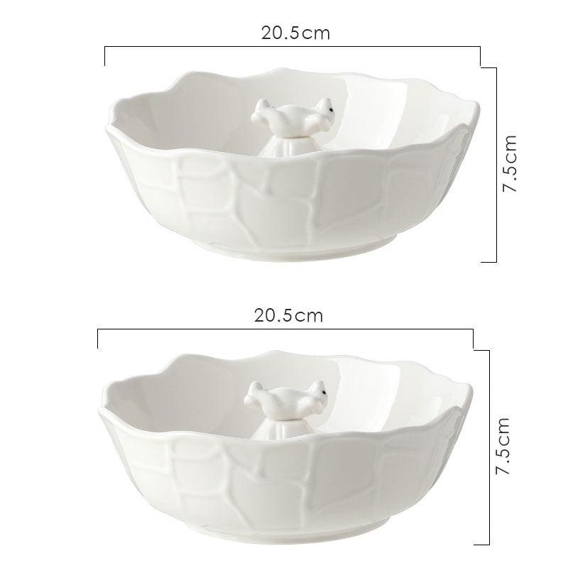 Polar Bear Porcelain Dessert Bowl